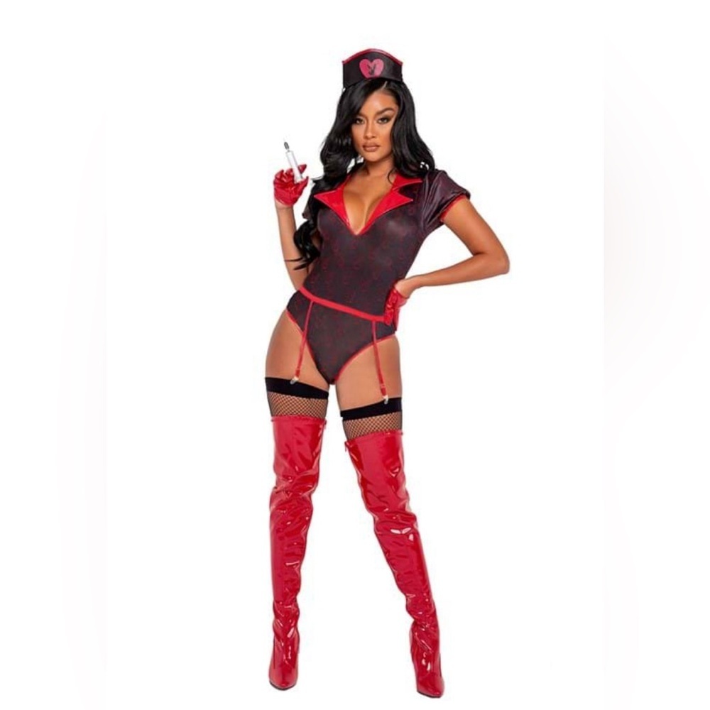 NEW Playboy Women's Sexy RN Costume